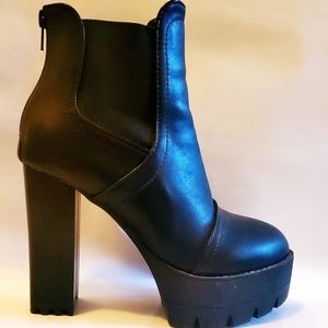 Summer Whisper Women's Elastic Block High Heel